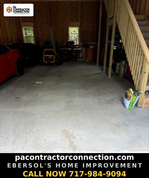Ebersol's Home Improvement — barn interior staircase before